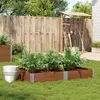Image de vidaXL Jardinière marron 150x100 cm bois massif de pin