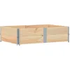 Image de vidaXL Jardinière 150x100 cm Bois de pin Massif, jardinière d'extérieur, bac à Fleurs, bac à tomates, jardinière de terrasse, bac à Pommes de Terre