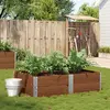 Image de vidaXL Jardinière marron 150x100 cm bois massif de pin