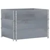 Image de vidaXL Jardinière Gris 80x60 cm Bois Massif de pin, jardinière d'extérieur, bac à Fleurs, bac à tomates, jardinière de terrasse, bac à Pommes de Terre