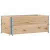 Image de vidaXL Jardinière 120x80 cm Bois Massif de pin, jardinière d'extérieur, bac à Fleurs, bac à tomates, jardinière de terrasse, bac à Pommes de Terre