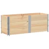 Image de vidaXL Jardinière 150x50 cm Bois de pin Massif, jardinière d'extérieur, bac à Fleurs, bac à tomates, jardinière de terrasse, bac à Pommes de Terre
