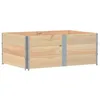 Image de vidaXL Jardinière 150x100 cm Bois de pin Massif, jardinière d'extérieur, bac à Fleurs, bac à tomates, jardinière de terrasse, bac à Pommes de Terre