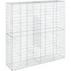 Image de vidaXL Panier Gabion avec Couvercle 200x50x200 cm Fer galvanisé, Mur en Gabion, Mur de soutènement en Gabion, clôture en Gabion, Gabion, Cage Gabion