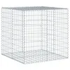 Image de vidaXL Panier Gabion avec Couvercle 100x100x100 cm Fer galvanisé, Mur en Gabion, Mur de soutènement en Gabion, clôture en Gabion, Gabion, Cage Gabion