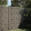 Image de vidaXL Panier gabion avec couvercle 150x100x200 cm fer galvanisé
