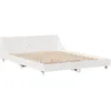 Image de vidaXL Cadre de lit sans Matelas Blanc 140x190 cm Bois de pin Massif