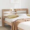 Image de vidaXL Tête de lit avec étagères 135 cm bois massif de pin