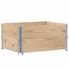 Image de vidaXL Jardinière 80x60 cm Bois de pin Massif, jardinière d'extérieur, bac à Fleurs, bac à tomates, jardinière de terrasse, bac à Pommes de Terre