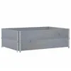 Image de vidaXL Jardinière Gris 120x80 cm Bois Massif de pin