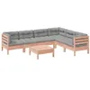 Image de vidaXL Salon de Jardin 7 pcs et Coussins Bois Massif Sapin de Douglas