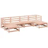 Image de vidaXL Salon de Jardin 6 pcs Bois Massif Sapin de Douglas, Ensemble de canapés d'extérieur, Ensemble de canapés de Jardin, canapé d'extérieur modulable