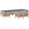 Image de vidaXL Salon de Jardin 9 pcs avec Coussins Sapin de Douglas Solide