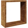 Image de vidaXL Portant de Bois de Chauffage 100x40x100 cm Acier résistant aux intempéries, Magasin de bûches, Porte-bûches de cheminée, Support de bûches, Stockage de bûches