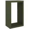 Image de vidaXL Portant de Bois de Chauffage Vert 60x40x100 cm Acier, Magasin de bûches, Porte-bûches de cheminée, Support de bûches, Stockage de bûches