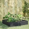 Image de vidaXL Lit surélevé de jardin anthracite 100x100x33,5 cm acier