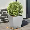 Image de vidaXL Jardinières 2 pcs 30x30x30 cm acier galvanisé