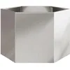 Image de vidaXL Jardinière hexagone 69x60x45 cm Acier Inoxydable