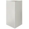 Image de vidaXL Jardinière Triangulaire 50x43x75 cm Acier Inoxydable, jardinière d'extérieur, boîte à Fleurs, boîte de Jardin, jardinière de Patio