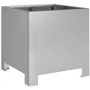 Image de vidaXL Jardinière 30x30x30 cm Acier galvanisé, planteur, jardinière de Patio, bac à Fleurs, jardinière d'extérieur, boîte à Fleurs, bac à Jardin