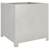 Image de vidaXL Jardinière 50x50x50 cm Acier Inoxydable, planteur, jardinière de Patio, bac à Fleurs, jardinière d'extérieur, boîte à Fleurs, bac à Jardin