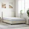 Image de vidaXL Matelas en mousse à mémoire de forme blanc 140x190x17 cm doux