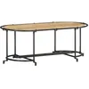 Image de vidaXL Table Basse 110x55x40 cm Bois de manguier Massif Brut, Table latérale, Table de Salon, Table d'accent, Bout de canapé, Table Centrale
