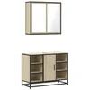 Image de vidaXL Ensemble de Meubles de Salle de Bain 2 pcs chêne Sonoma