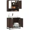 Image de vidaXL Ensemble de meubles de salle de bain 2 pcs Chêne marron