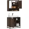 Image de vidaXL Ensemble de meubles de salle de bain 2 pcs Chêne marron