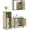 Image de vidaXL Ensemble de meubles de salle de bain 3 pcs chêne sonoma