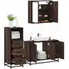 Image de vidaXL Ensemble de meubles de salle de bain 3 pcs Chêne marron