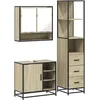 Image de vidaXL Ensemble de Meubles de Salle de Bain 3 pcs chêne Sonoma