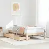 Image de vidaXL Cadre de lit avec tiroirs sans matelas 90x190 cm