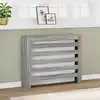 Image de vidaXL Cache-radiateur sonoma gris 104x20x82 cm bois d'ingénierie