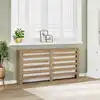 Image de vidaXL Cache-radiateur chêne artisanal 149x20x82 cm bois d'ingénierie