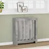 Image de vidaXL Cache-radiateur gris béton 78x20x82 cm bois d'ingénierie