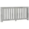 Image de vidaXL Cache-radiateur Gris béton 175x20x82 cm Bois d'ingénierie, Bouchon de radiateur, Cache-radiateur Haut, radiateur à Profil réduit