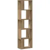 Image de vidaXL Bibliothèque 5 Niveaux chêne Artisanal Bois ingénierie, étagère, étagère à Livres, Support de Livre, Armoire de Rangement, étagère de Rangement