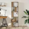 Image de vidaXL Bibliothèque 5 niveaux chêne artisanal bois ingénierie