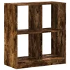 Image de vidaXL Bibliothèque chêne fumé 68,5x32x75 cm Bois d'ingénierie, étagère, étagère à Livres, Support de Livre, Armoire de Rangement