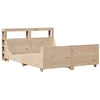 Image de vidaXL Cadre de lit avec tête de lit 120x200 cm Bois de pin Massif, Meuble de Chambre à Coucher, sommier, lit en Bois, lit, lit Double