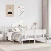 Image de vidaXL Cadre de lit sans matelas blanc 140x190 cm bois de pin massif