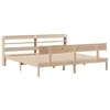 Image de vidaXL Cadre de lit sans Matelas 200x200 cm Bois Massif de pin