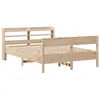 Image de vidaXL Cadre de lit sans Matelas 160x200 cm Bois Massif de pin