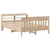 Image de vidaXL Cadre de lit sans Matelas 150x200 cm Bois de pin Massif