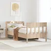 Image de vidaXL Cadre de lit sans matelas 75x190 cm bois de pin massif