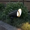 Image de Spot sur piquet Philips Cylr, noir, à brancher, IP44, GU10