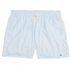 Image de Tommy Hilfiger pour homme. UM0UM03491 Short de bain mi-long imprimé bleu (S), Beachwear, Nylon