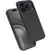 Image de DECODED Coque pour iPhone 17 Pro, Cuir ECCO Premium, Compatible avec MagSafe, Magnétique, Protection Caméra, Bouton Camera Control, Anti-Rayures, Noir